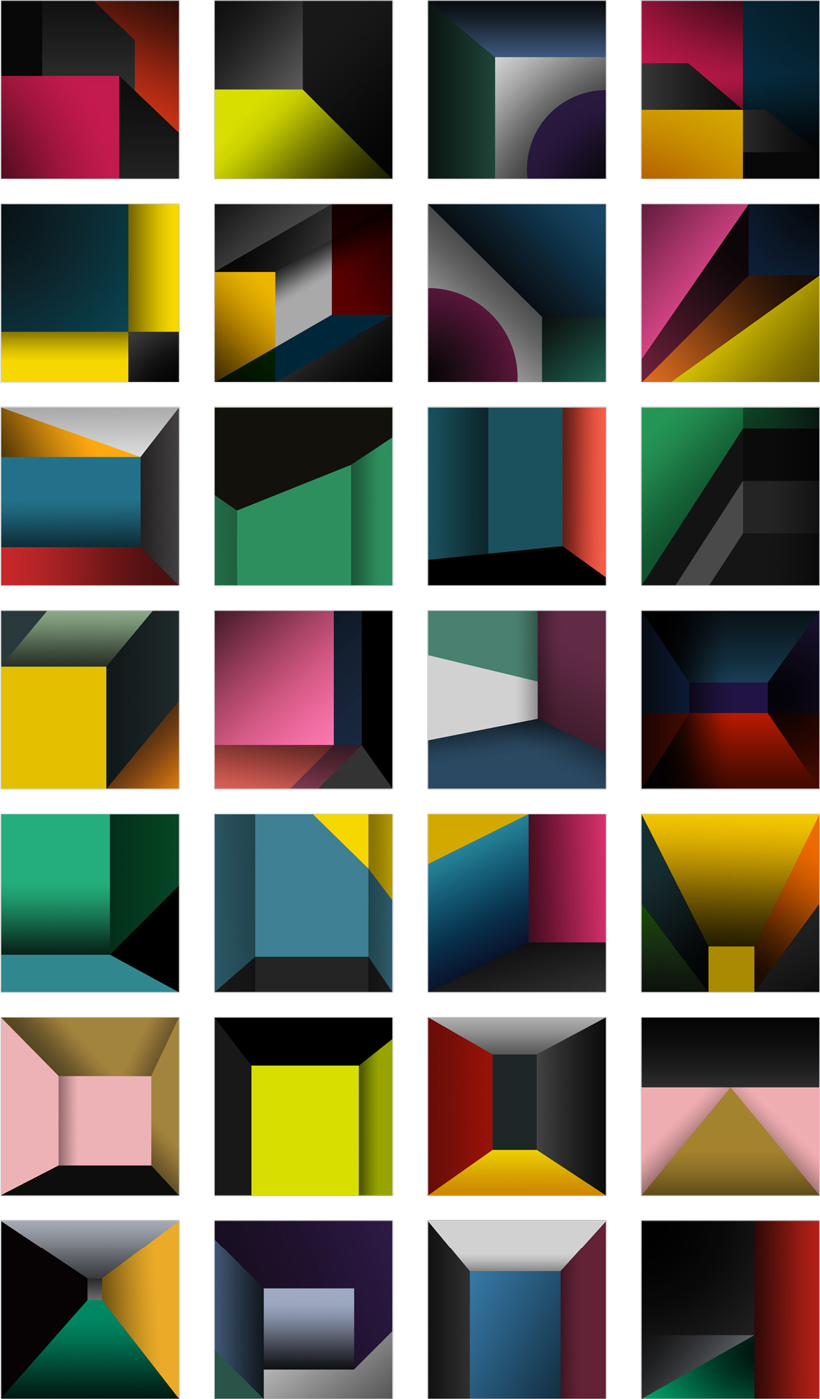 color geometric squares