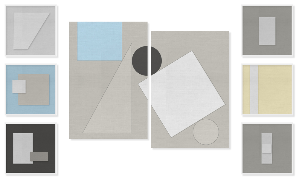 gray geometric shapes