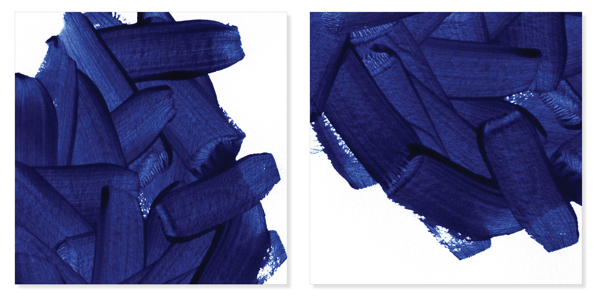 blue brush stroke